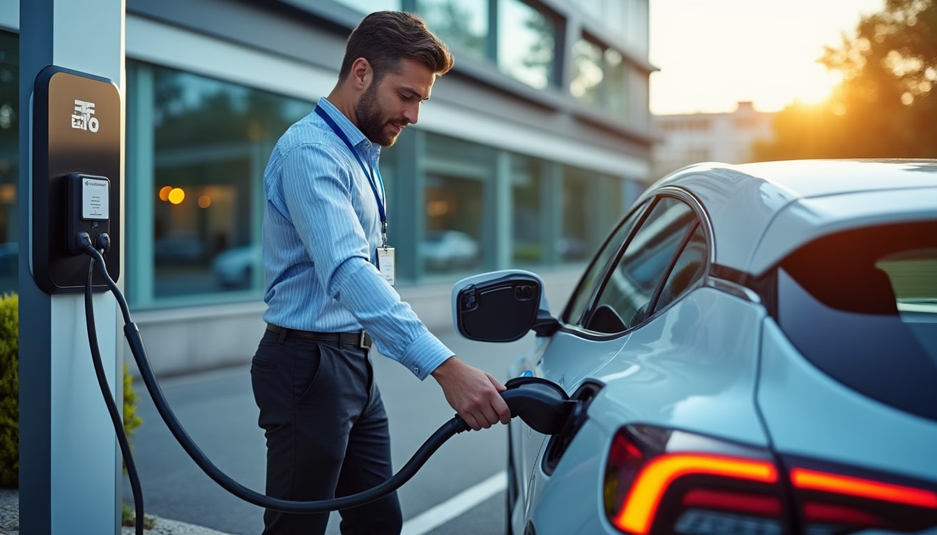 Illustration: Comprendre l’avantage en nature lié à la recharge du véhicule électrique en entreprise