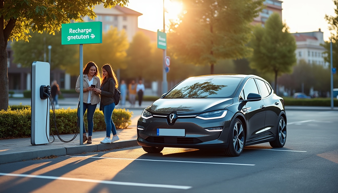 Illustration: Comprendre le concept des bornes gratuites pour véhicules électriques