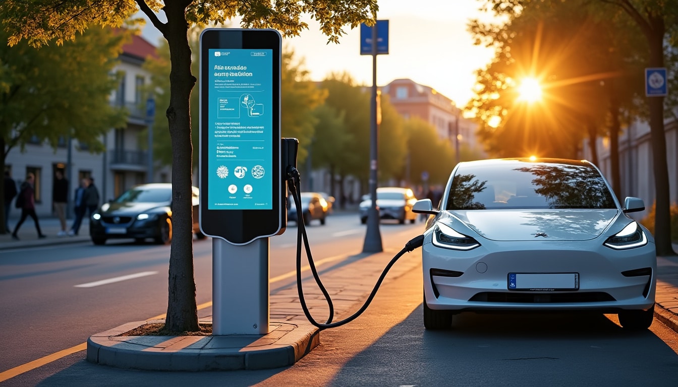 Illustration: Qu’est-ce qu’une borne de recharge électrique publique et pourquoi est-elle indispensable ?