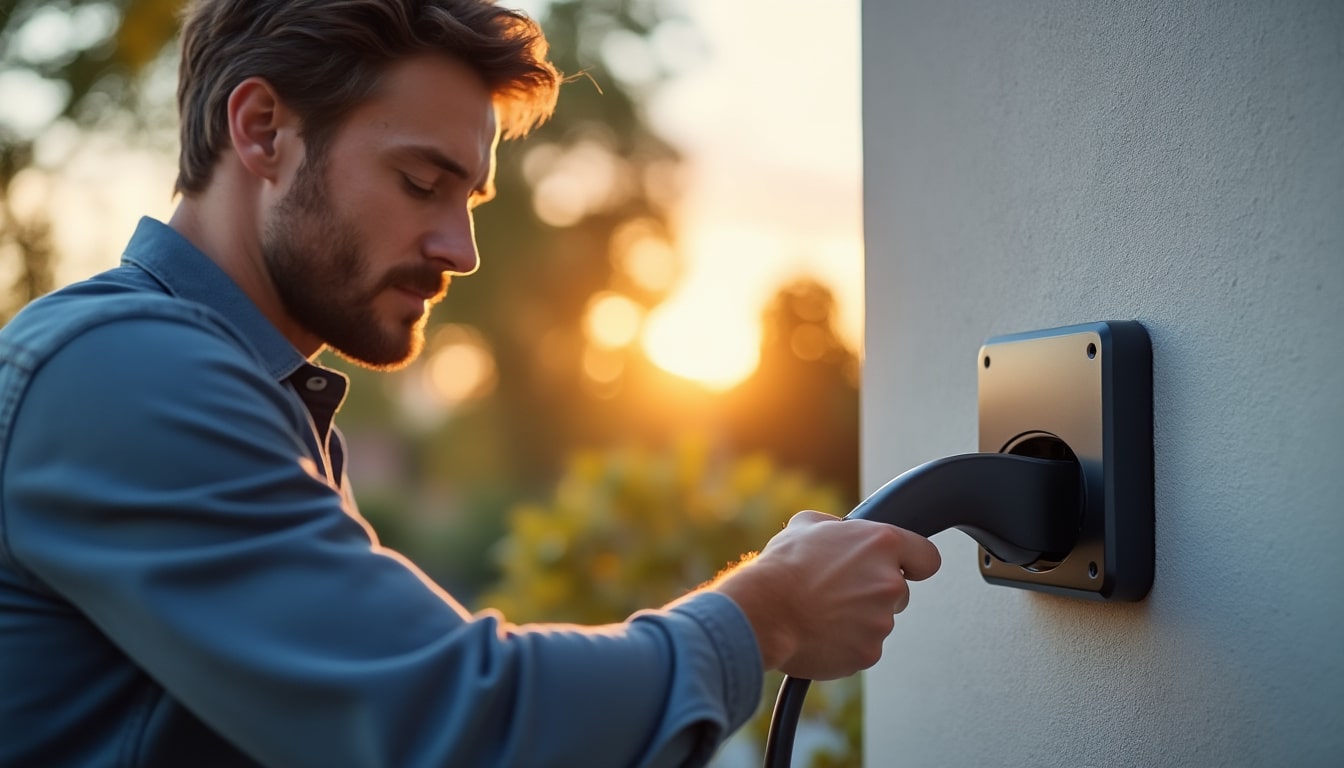 Illustration: Comprendre la recharge de voiture électrique en utilisant une prise domestique