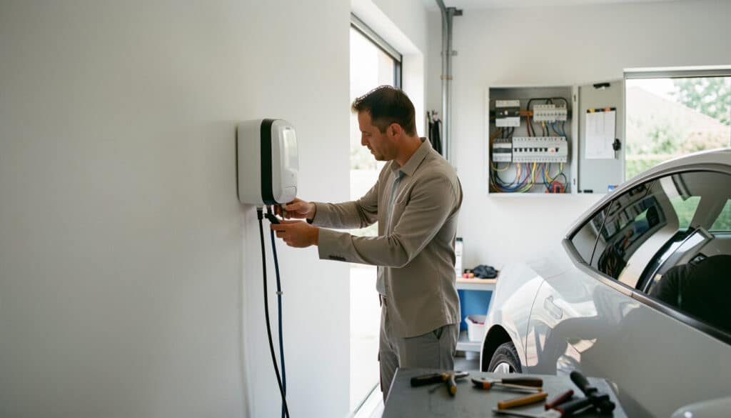 Branchement d’une borne électrique à domicile sans erreur