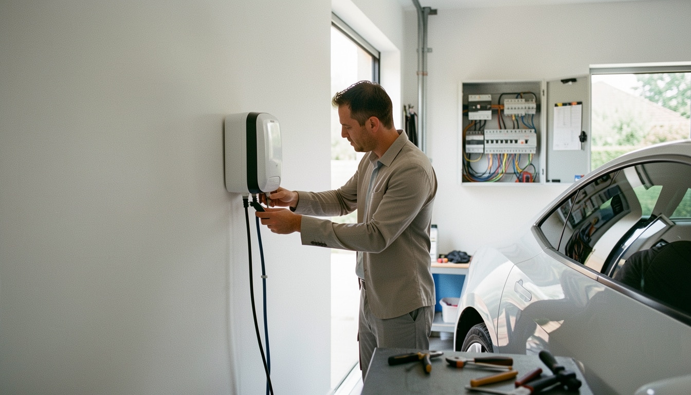 Branchement d’une borne électrique à domicile sans erreur