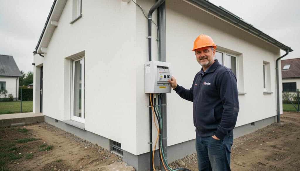 Dérivation individuelle Enedis et raccordement maison