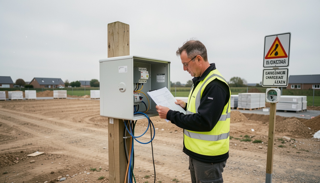 Compteur de chantier Enedis : démarches, délais et matériel