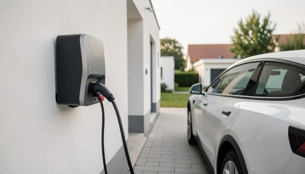 Quelle borne de recharge triphasée choisir chez soi ?